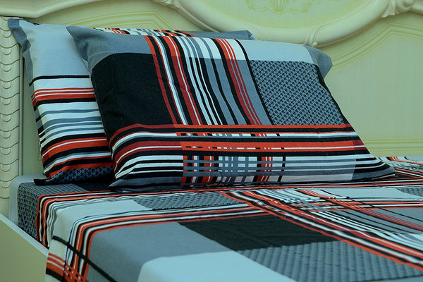 grey plaid flannel sheets