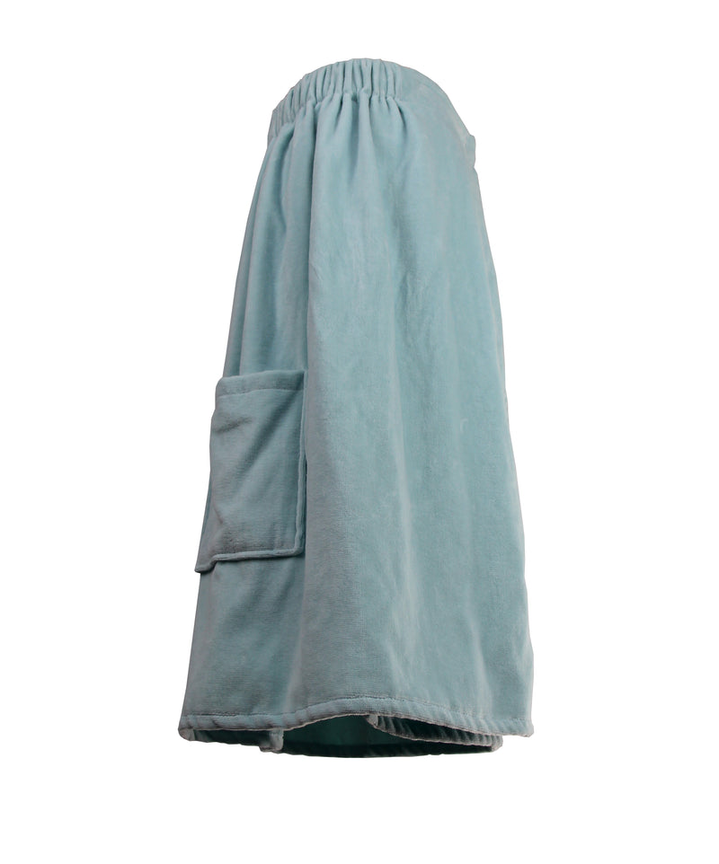 sky blue women's body wrap