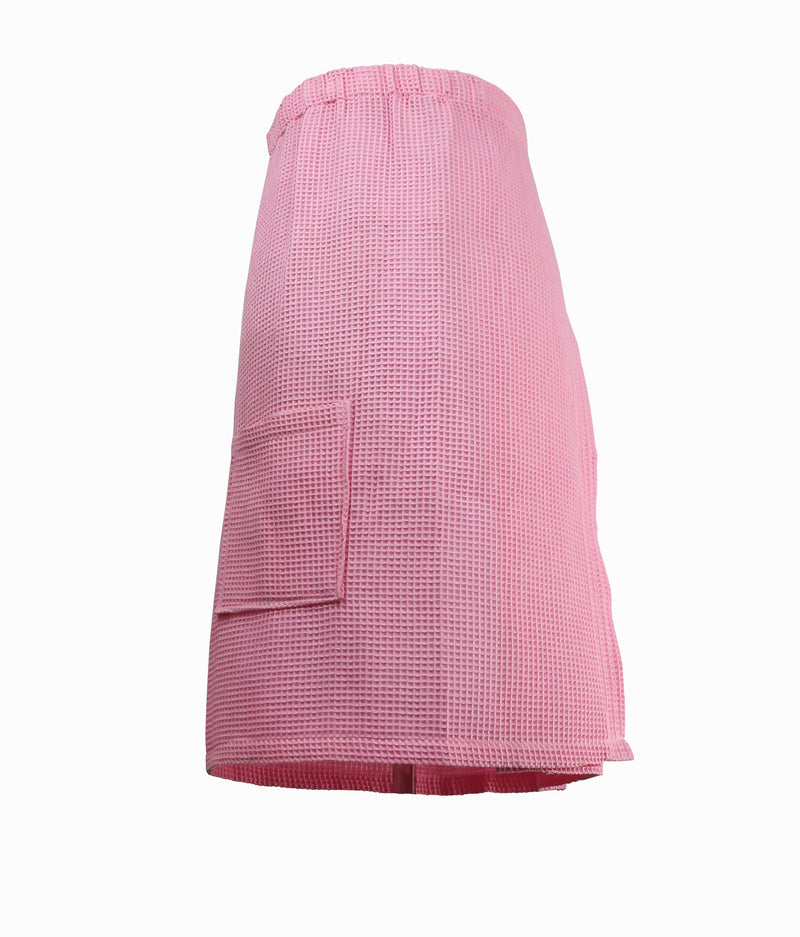 Goza Towels Women's Waffle Bath Wrap Towel with pocket - Gozatowels