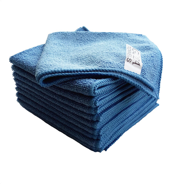 blue cleaning cloth