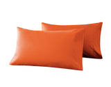 orange pillow cases