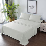 light grey bed sheets