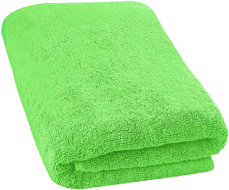 CHINO Extra Large Bath Towel Set, 4 Piece Green Oversized Bath Sheets  35x70-Soft, Quick Dry, Super Absorbent, Diamond Pattern Microfiber Bath  Sheets