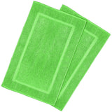 lime green bath mat
