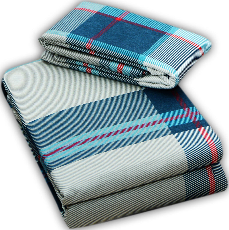 Goza Bedding %100 Cotton Heavyweight Flannel Pillow Cases 2 Pack - Gozatowels