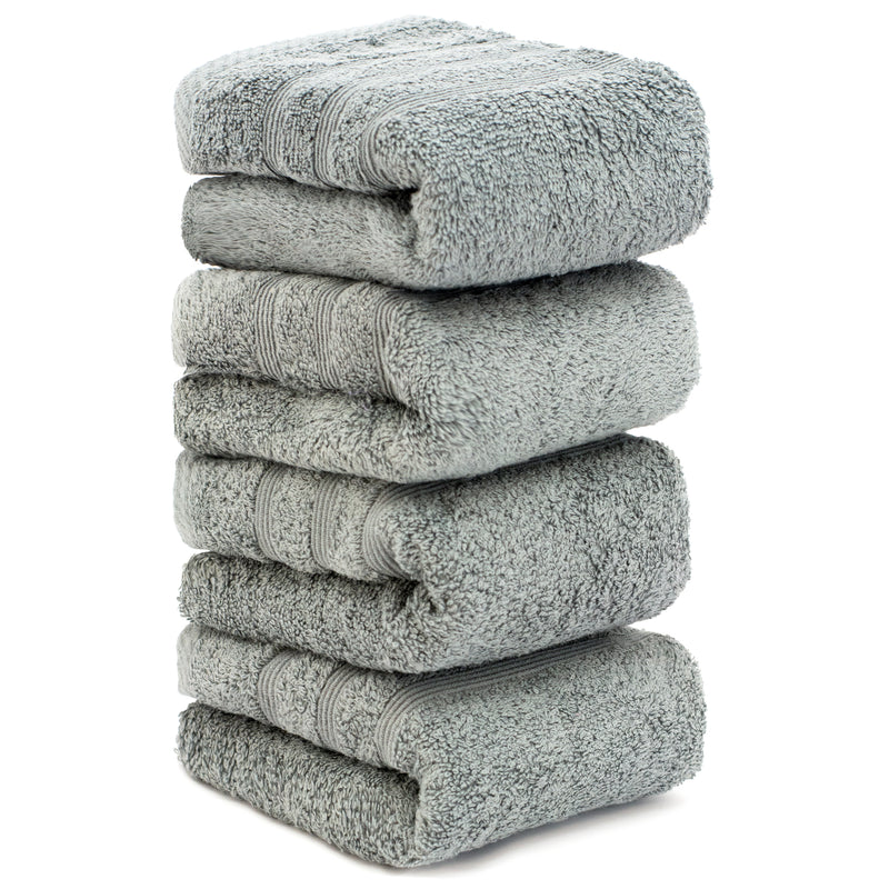 13x13-Washcloths Charcoal Grey-Premium