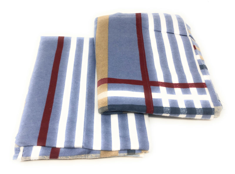Goza Bedding %100 Cotton Heavyweight Flannel Pillow Cases 2 Pack - Gozatowels