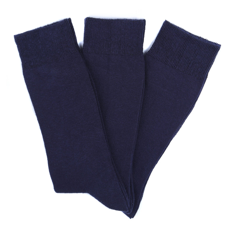 Goza Socks Men's Cotton Blend Dress Socks (3 Pack) - Gozatowels