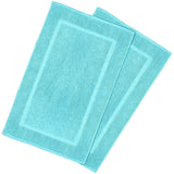 Turquoise bath mat