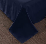 navy blue flat sheet