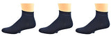 Goza Socks Men's Bamboo No Show Socks with Seamless Toe (3 Pair Pack)