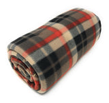plaid fleece blanket