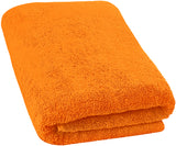 orange bath sheets