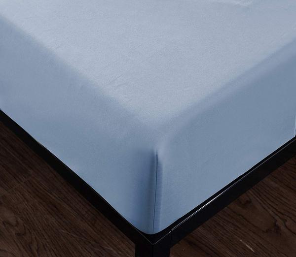 sky blue fitted sheet