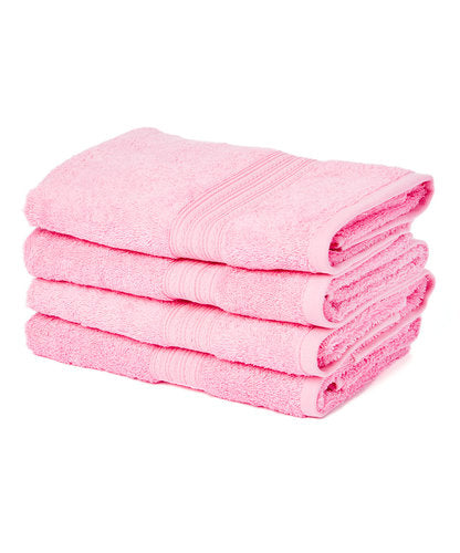 light pink large hand towel