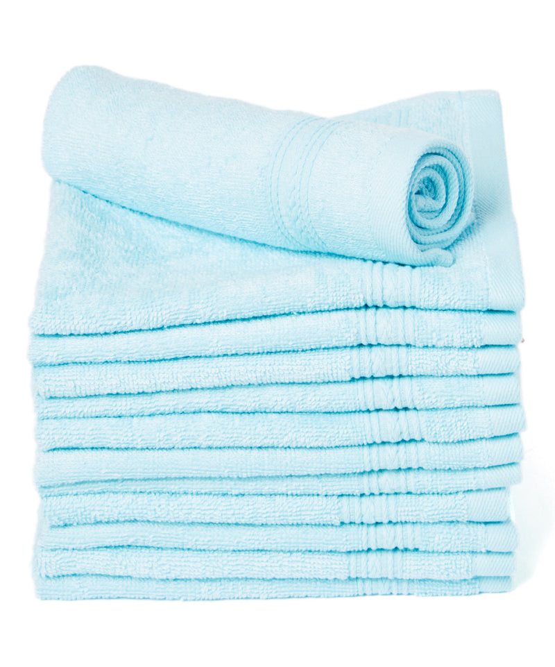 turquoise washcloth