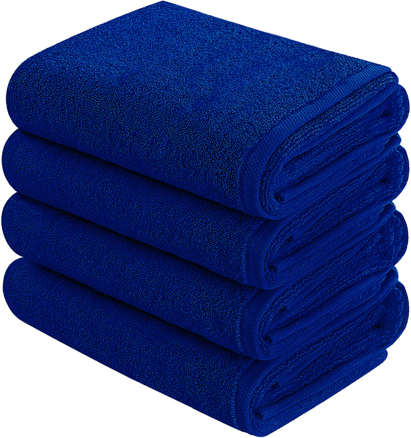 navy hand towel