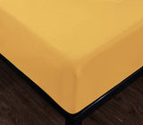 yellow fitted sheet