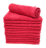 tomato red wash cloth