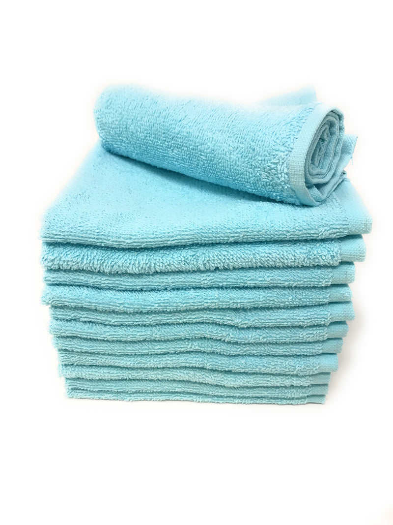 turquoise washcloth