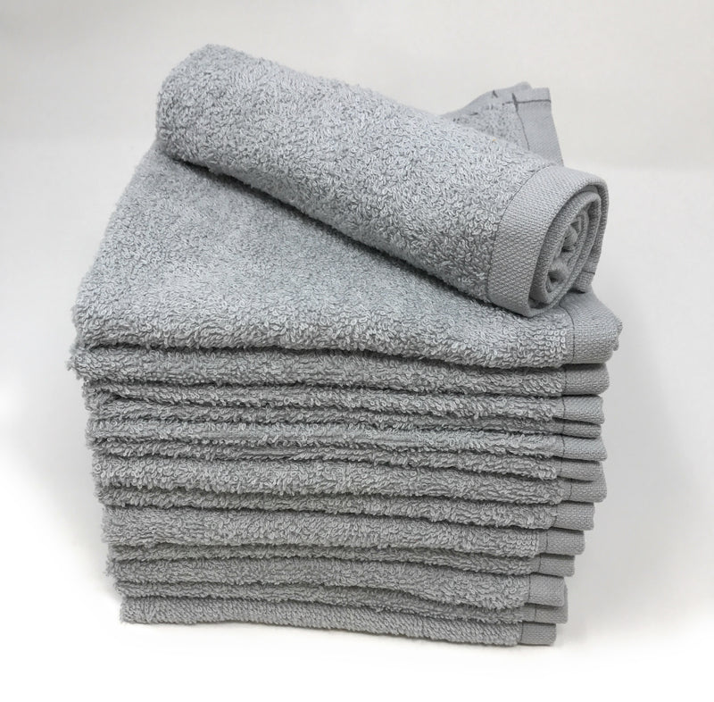 grey wash cloths